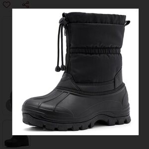 Men's Black Winter Boots